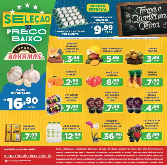 Catálogo Empório Bahamas | Terça e Quarta na Feira - Uberlândia e Uberaba | 2026-06-30T00:00:00.000Z - 2026-07-01T00:00:00.000Z