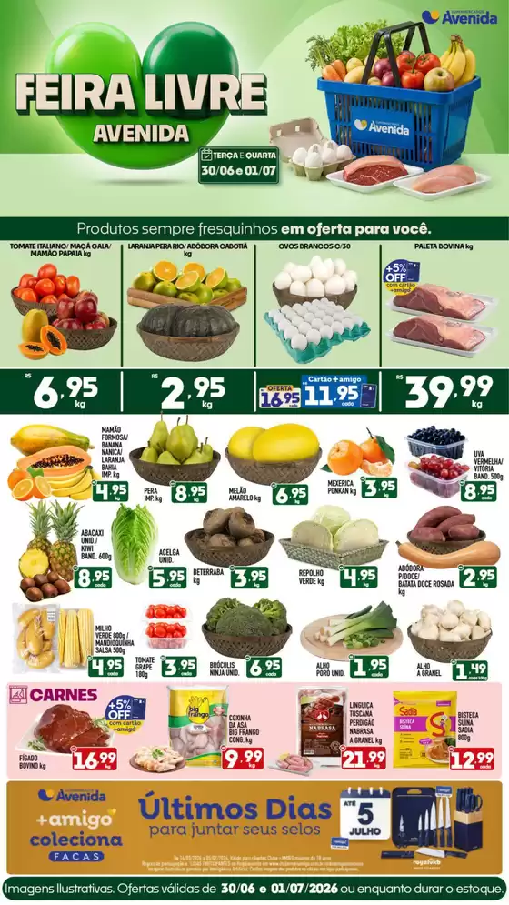 Catálogo Supermercados Avenida | Melhores ofertas e descontos | 2026-06-30T00:00:00.000Z - 2026-07-01T00:00:00.000Z