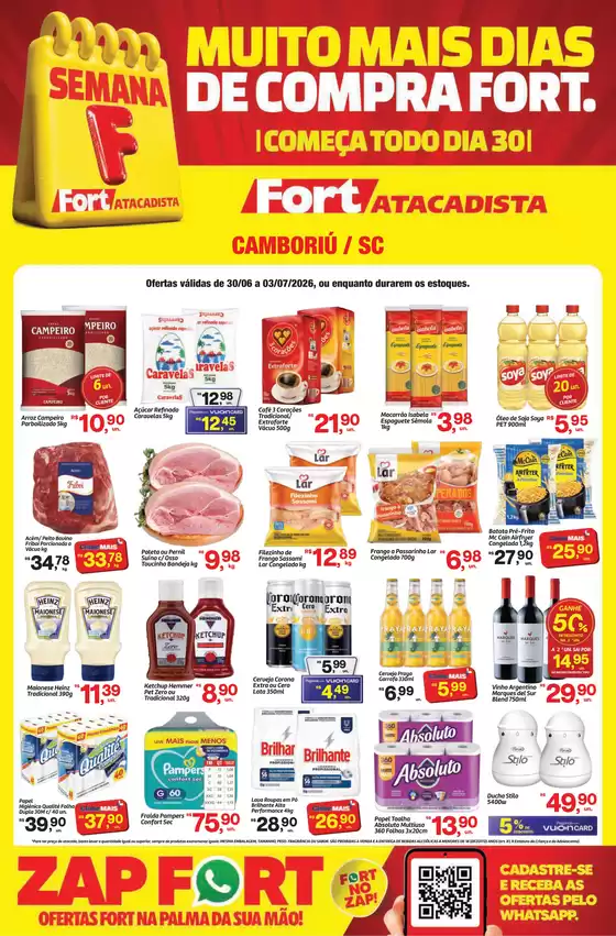 Catálogo Fort Atacadista | SC Fort Semana F SEMANAL 30 a 03 JUN JUL 26 Camboriu | 2026-06-30T00:00:00.000Z - 2026-07-03T00:00:00.000Z