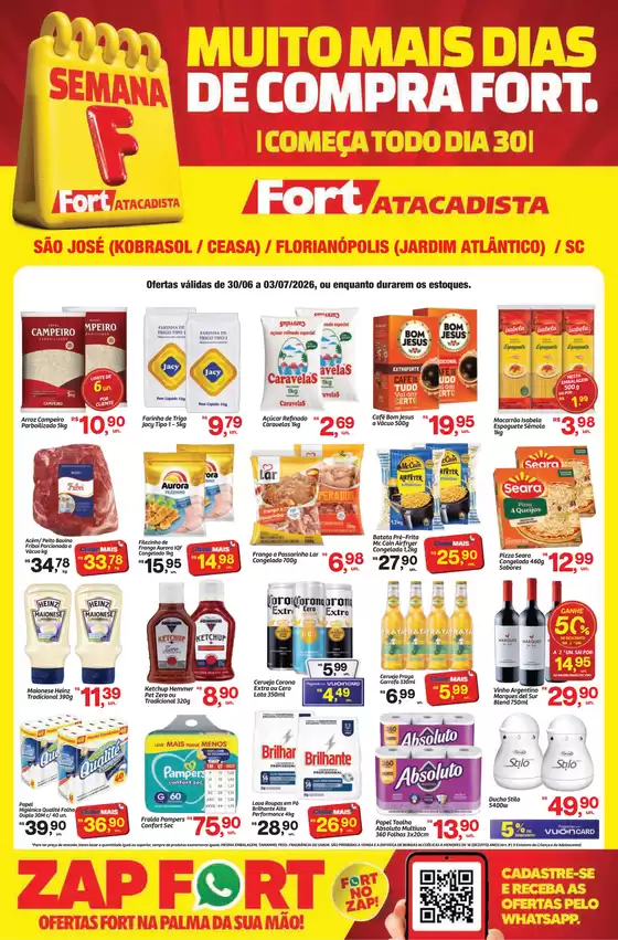 Catálogo Fort Atacadista | SC Fort Semana F SEMANAL 30 a 03 JUN JUL 26 Combate | 2026-06-30T00:00:00.000Z - 2026-07-03T00:00:00.000Z
