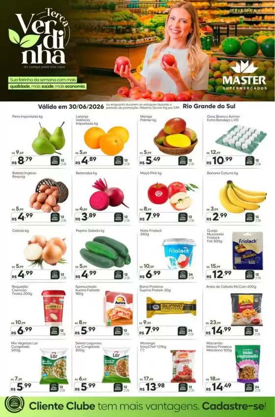 Catálogo Master Supermercados | Terca verdinha | 2026-06-30T00:00:00.000Z - 2026-06-30T00:00:00.000Z