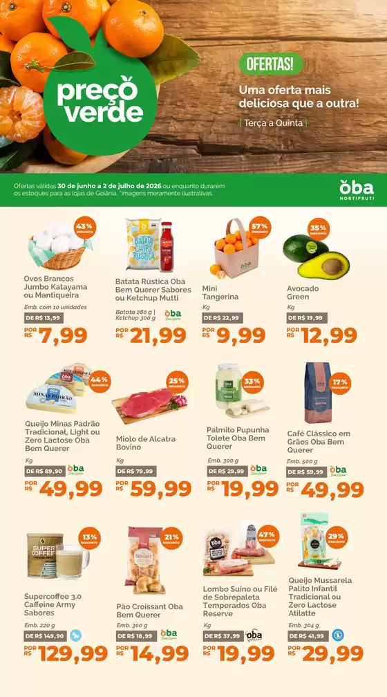 Catálogo Oba Hortifruti | Novas ofertas para descobrir | 2026-06-30T00:00:00.000Z - 2026-07-02T00:00:00.000Z