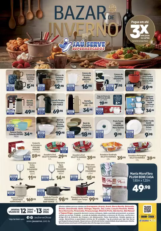 Catálogo Supermercados Jaù Serve | Especial Bazar | 2026-07-01T00:00:00.000Z - 2026-07-13T00:00:00.000Z