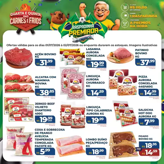 Catálogo Supermercados Tridico | Quarta E Quinta Das Carnes E Frios | 2026-07-01T00:00:00.000Z - 2026-07-02T00:00:00.000Z