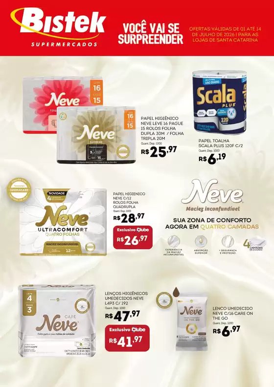 Catálogo Bistek Supermercados | Encarte Bistek Supermercados | 2026-07-01T00:00:00.000Z - 2026-07-14T00:00:00.000Z