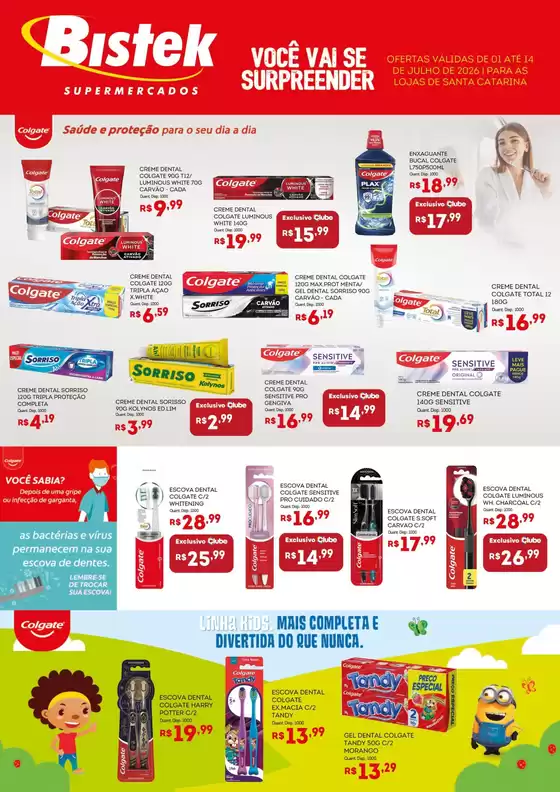 Catálogo Bistek Supermercados | Ofertas exclusivas e pechinchas | 2026-07-01T00:00:00.000Z - 2026-07-14T00:00:00.000Z