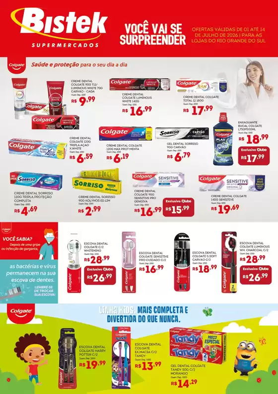 Catálogo Bistek Supermercados | Ofertas e promoções atuais | 2026-07-01T00:00:00.000Z - 2026-07-14T00:00:00.000Z