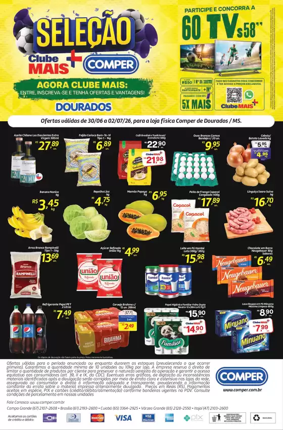 Catálogo Comper | Ofertas Dourados | 2026-06-30T00:00:00.000Z - 2026-07-02T00:00:00.000Z