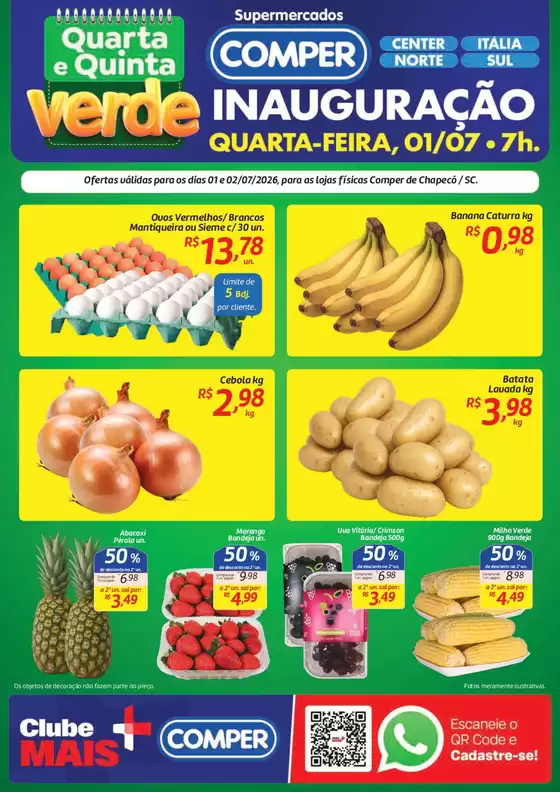 Catálogo Comper | Ofertas exclusivas | 2026-07-01T00:00:00.000Z - 2026-07-02T00:00:00.000Z
