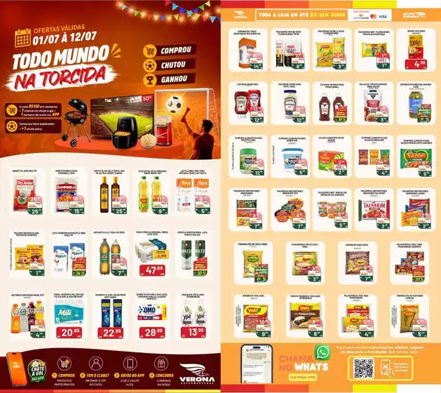 Catálogo Verona Supermercados | Encarte Verona Supermercados | 2026-07-01T00:00:00.000Z - 2026-07-12T00:00:00.000Z
