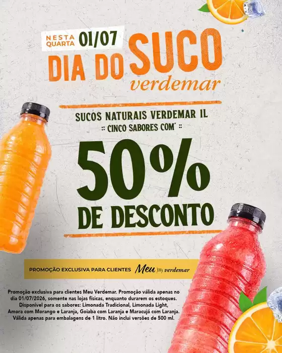 Catálogo Verdemar Supermercado | Encarte Verdemar Supermercado | 2026-07-01T00:00:00.000Z - 2026-07-01T00:00:00.000Z