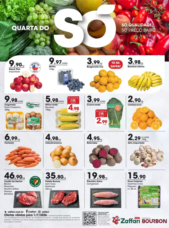 Catálogo Zaffari | Ofertas Quarta do Só | 2026-07-01T00:00:00.000Z - 2026-07-01T00:00:00.000Z