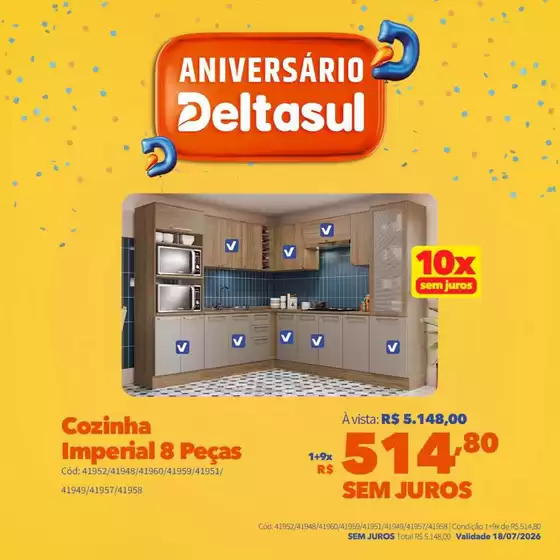 Catálogo Deltasul | Encarte Deltasul | 2026-07-01T00:00:00.000Z - 2026-07-18T00:00:00.000Z