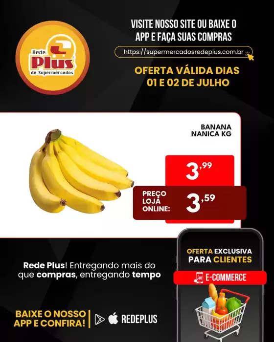 Catálogo Rede Plus Supermercados | Encarte Rede Plus Supermercados | 2026-07-01T00:00:00.000Z - 2026-07-02T00:00:00.000Z