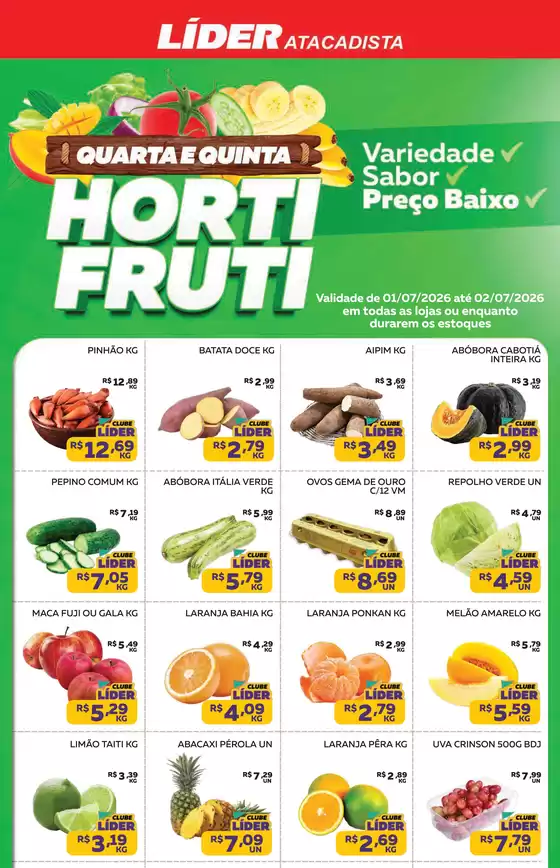 Catálogo Líder Atacadista | Encartequartaequintadohortfruti | 2026-07-01T00:00:00.000Z - 2026-07-02T00:00:00.000Z