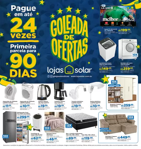 Catálogo Lojas Solar | Melhores ofertas para todos os caçadores de pechinchas | 2026-07-01T00:00:00.000Z - 2026-07-31T00:00:00.000Z