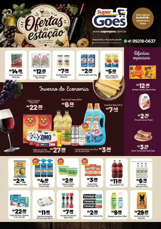Catálogo Supermercados Goes | Melhores ofertas para todos os caçadores de pechinchas | 2026-07-01T00:00:00.000Z - 2026-07-04T00:00:00.000Z