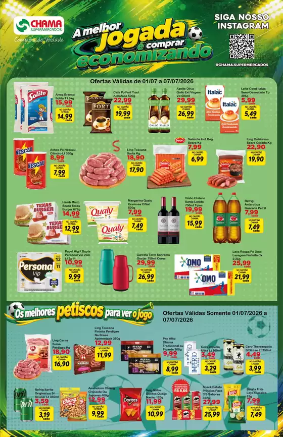 Catálogo Chama Supermercados | Ofertas especiais para você | 2026-07-01T00:00:00.000Z - 2026-07-07T00:00:00.000Z