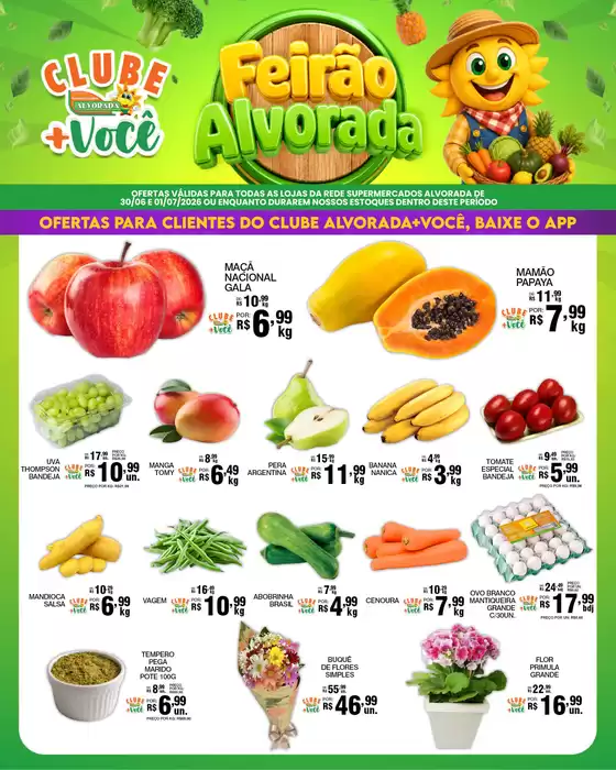 Catálogo Supermercados Alvorada | Promoções especiais em andamento | 2026-06-30T00:00:00.000Z - 2026-07-01T00:00:00.000Z