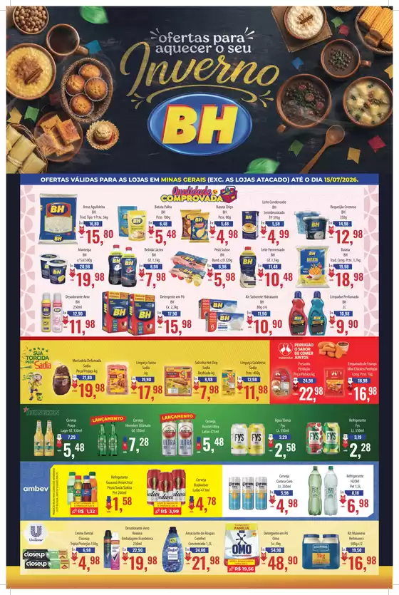 Catálogo Supermercados BH | FOLHETO 1ª QUINZENA JULHO 26 - MG | 2026-07-01T00:00:00.000Z - 2026-07-15T00:00:00.000Z