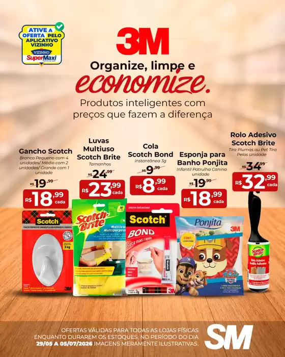 Catálogo SuperMaxi | Organize, Limpe e Ekonomize | 2026-07-01T00:00:00.000Z - 2026-07-05T00:00:00.000Z
