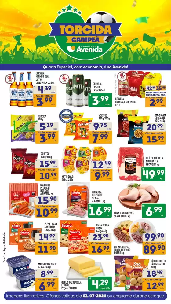 Catálogo Supermercados Avenida | Grandes descontos em produtos selecionados | 2026-07-01T00:00:00.000Z - 2026-07-01T00:00:00.000Z