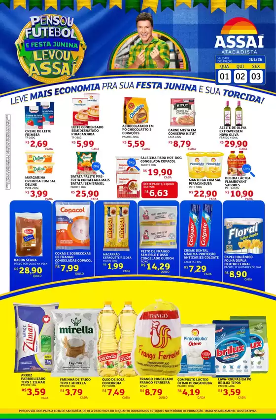 Catálogo Assaí Atacadista | Encarte Assaí Atacadista 48722-65 | 2026-07-01T00:00:00.000Z - 2026-07-03T00:00:00.000Z