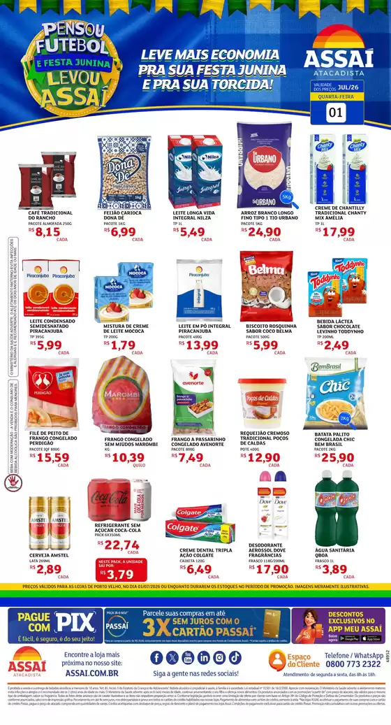 Catálogo Assaí Atacadista | Encarte Assaí Atacadista 48952-39 | 2026-07-01T00:00:00.000Z - 2026-07-01T00:00:00.000Z