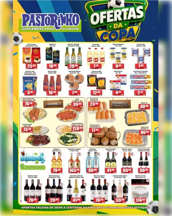 Catálogo Supermercado Pastorinho | Nossas melhores pechinchas | 2026-06-30T00:00:00.000Z - 2026-07-12T00:00:00.000Z