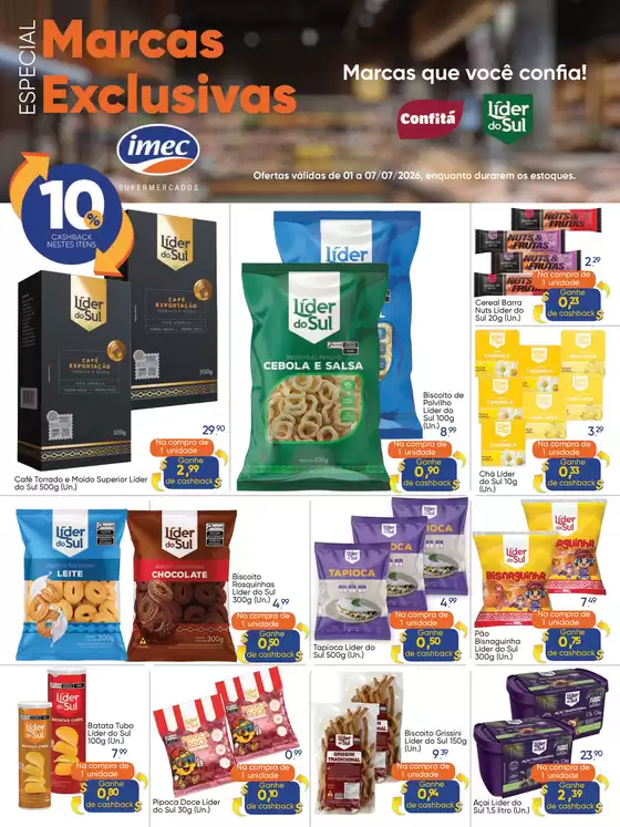 Catálogo Imec Supermercados | BAIXA 16101 IMEC Semana da Marca Propria 01 a 070726 | 2026-07-01T00:00:00.000Z - 2026-07-01T00:00:00.000Z