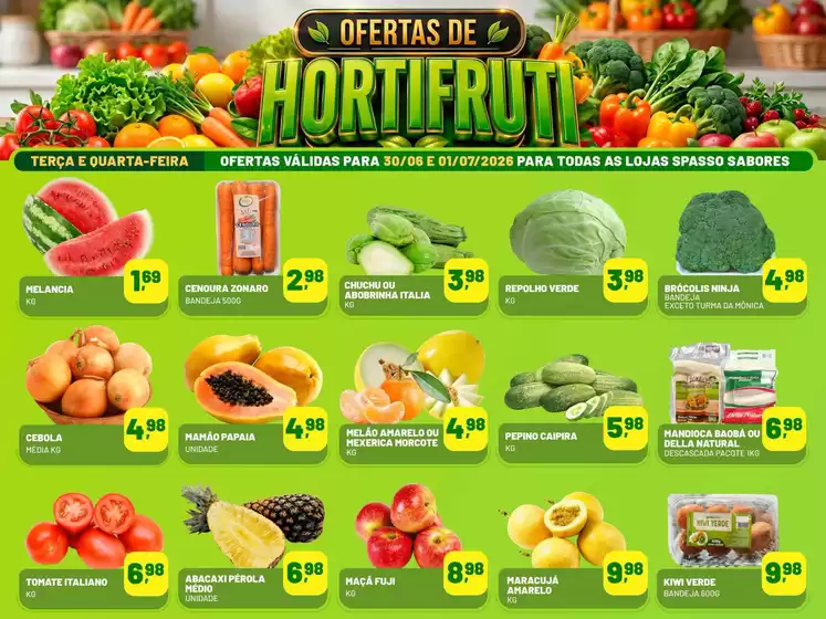 Catálogo Spasso Sabores | Ofertas exclusivas | 2026-06-30T00:00:00.000Z - 2026-07-01T00:00:00.000Z