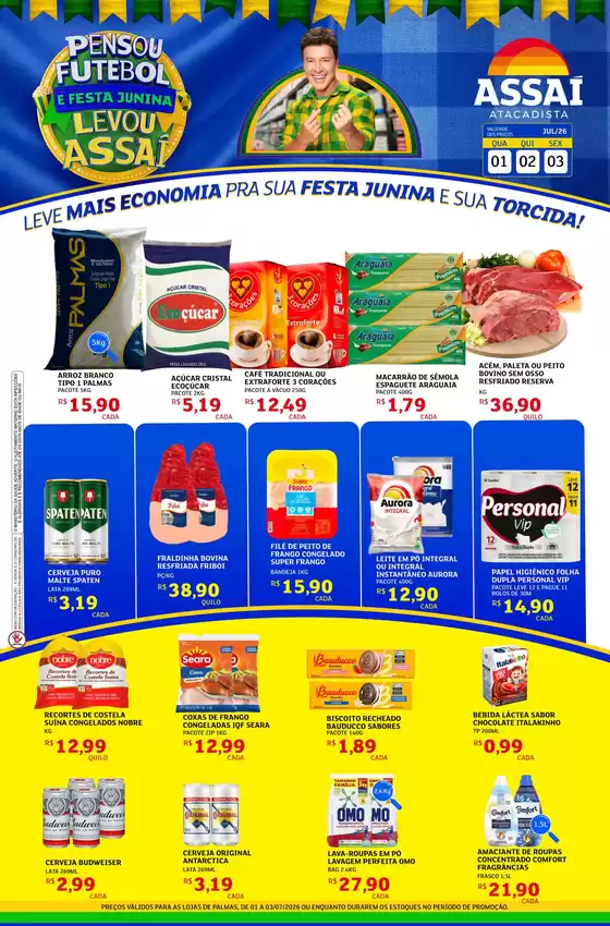 Catálogo Assaí Atacadista | Encarte Assaí Atacadista 48509-115 | 2026-07-01T00:00:00.000Z - 2026-07-03T00:00:00.000Z