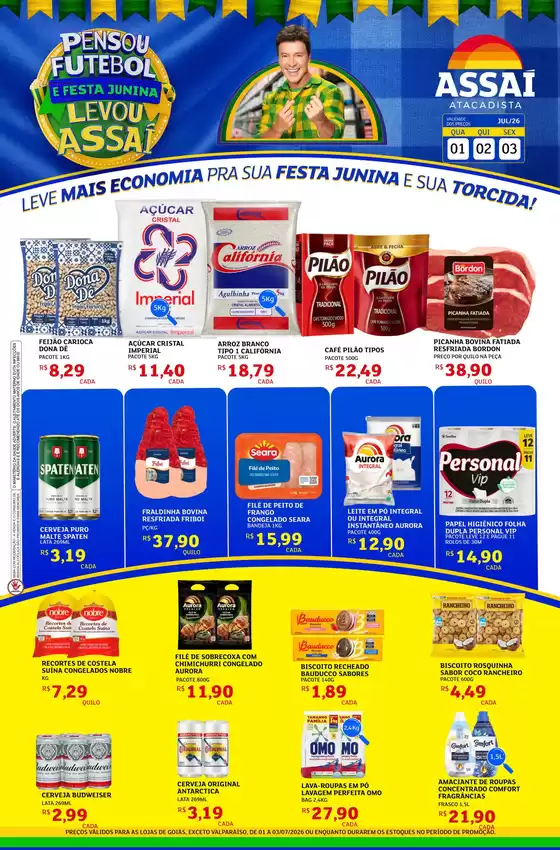 Catálogo Assaí Atacadista | Encarte Assaí Atacadista 48509-822 | 2026-07-01T00:00:00.000Z - 2026-07-03T00:00:00.000Z