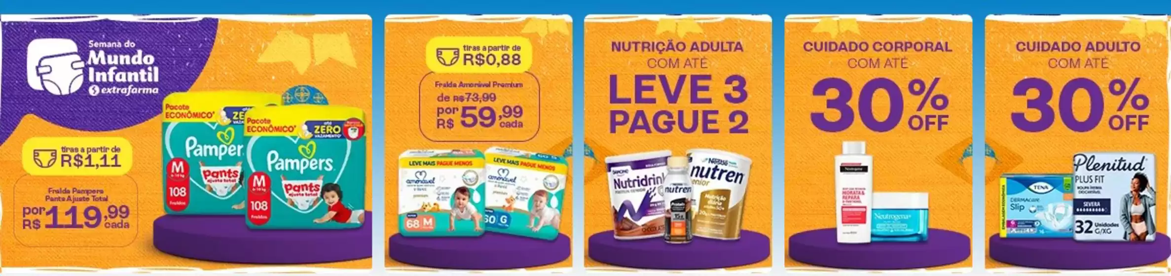 Catálogo Extrafarma | Semana do mundo infantil ! | 2026-07-01T00:00:00.000Z - 2026-07-24T00:00:00.000Z