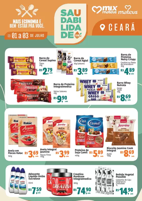 Catálogo Supermercados Mateus em Viana | Saudabilidade | 2026-06-30T00:00:00.000Z - 2026-07-03T00:00:00.000Z