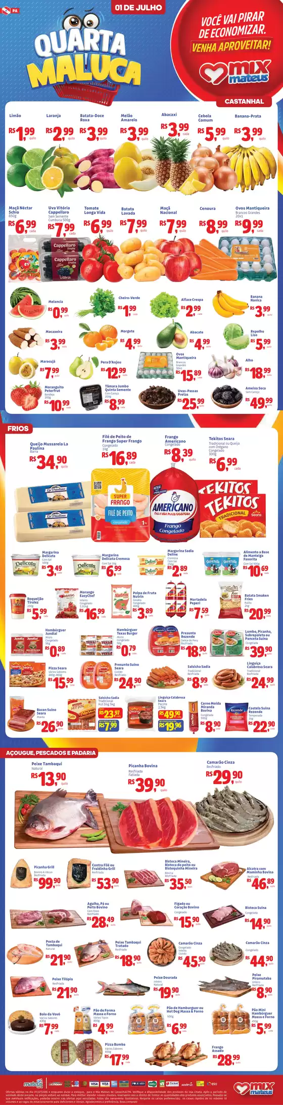 Catálogo Supermercados Mateus em Viana | Quarta Maluca | 2026-06-30T00:00:00.000Z - 2026-07-01T00:00:00.000Z