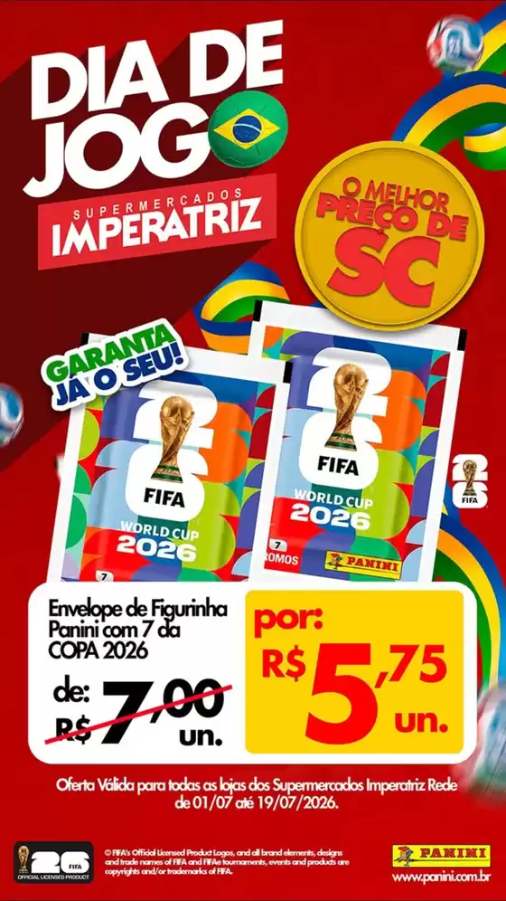 Catálogo Supermercados Imperatriz | DIA DE JOG | 2026-07-02T00:00:00.000Z - 2026-07-19T00:00:00.000Z