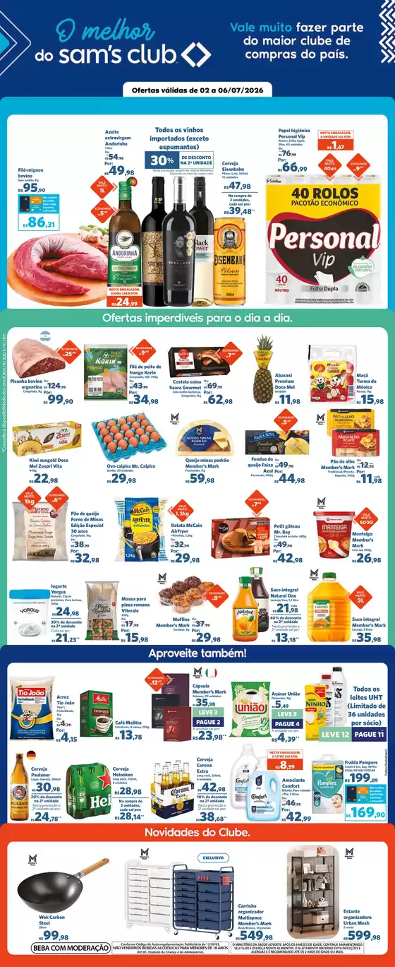 Catálogo Sam's Club | Ótima oferta para todos os clientes | 2026-07-02T00:00:00.000Z - 2026-07-06T00:00:00.000Z