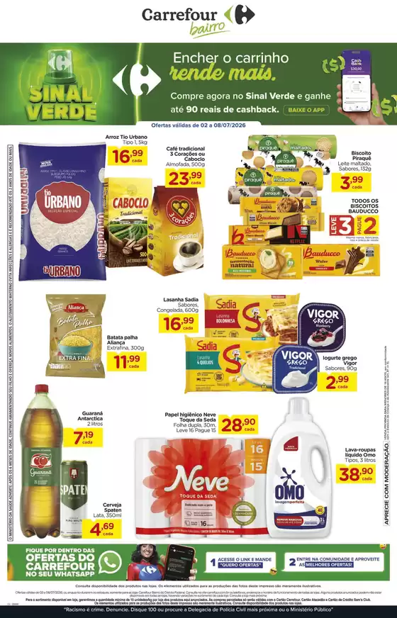 Catálogo Carrefour Bairro | Ofertas especiais para você | 2026-07-02T00:00:00.000Z - 2026-07-08T00:00:00.000Z