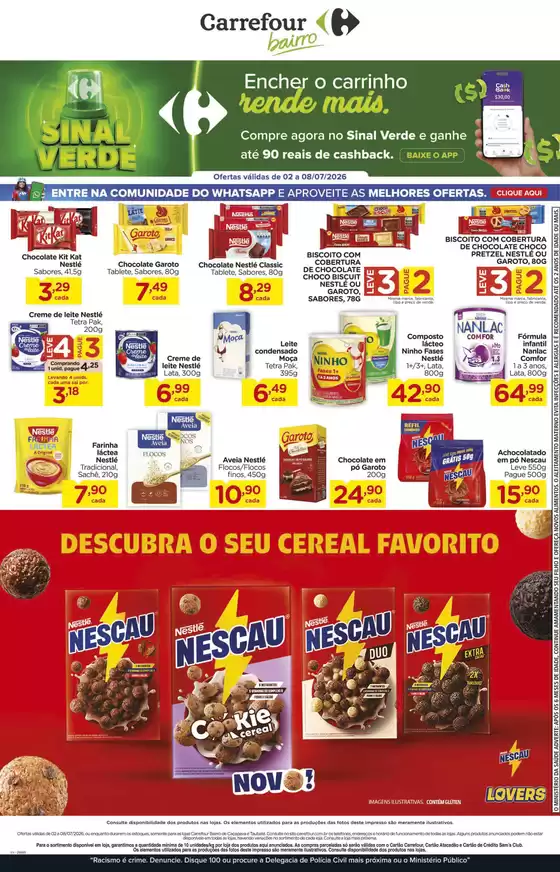 Catálogo Carrefour Bairro | Ofertas especiais atraentes para todos | 2026-07-02T00:00:00.000Z - 2026-07-08T00:00:00.000Z