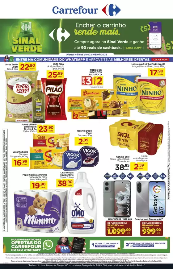 Catálogo Carrefour | Ofertas especiais atraentes para todos | 2026-07-02T00:00:00.000Z - 2026-07-08T00:00:00.000Z