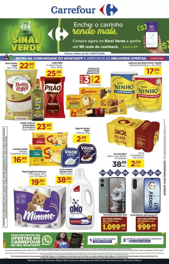 Catálogo Carrefour | Melhores ofertas e descontos | 2026-07-02T00:00:00.000Z - 2026-07-08T00:00:00.000Z