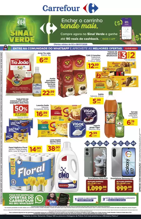 Catálogo Carrefour | Melhores ofertas para compradores econômicos | 2026-07-02T00:00:00.000Z - 2026-07-08T00:00:00.000Z