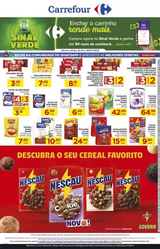 Catálogo Carrefour | Grandes descontos em produtos selecionados | 2026-07-02T00:00:00.000Z - 2026-07-08T00:00:00.000Z