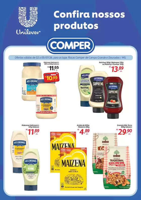 Catálogo Comper | Unilever | 2026-07-02T00:00:00.000Z - 2026-07-05T00:00:00.000Z