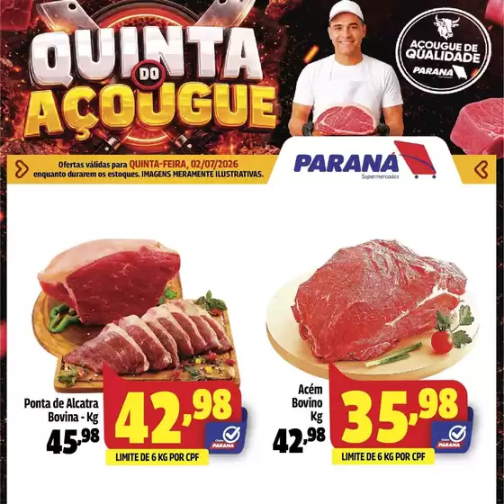 Catálogo Paraná Supermercados | Pechinchas e ofertas atuais | 2026-07-02T00:00:00.000Z - 2026-07-02T00:00:00.000Z