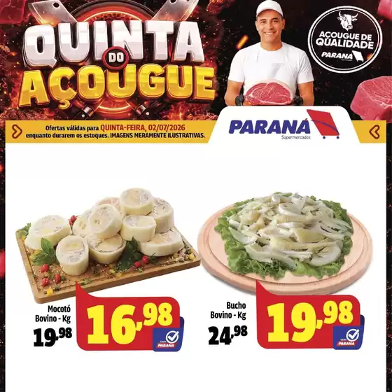 Catálogo Paraná Supermercados | Ofertas exclusivas | 2026-07-02T00:00:00.000Z - 2026-07-02T00:00:00.000Z