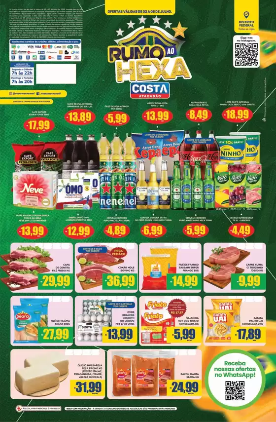 Catálogo Costa Atacadão | Melhores ofertas para compradores econômicos | 2026-07-02T00:00:00.000Z - 2026-07-05T00:00:00.000Z