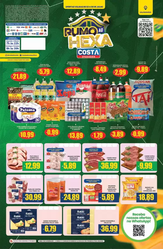Catálogo Costa Atacadão | Pechinchas e ofertas atuais | 2026-07-02T00:00:00.000Z - 2026-07-05T00:00:00.000Z