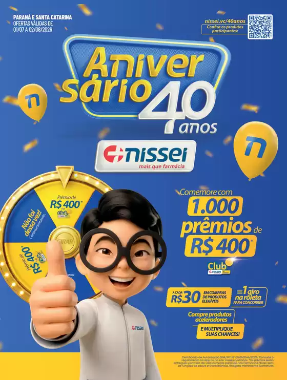 Catálogo Farmácias Nissei | Almanaque Farmácias Nissei | 2026-07-01T00:00:00.000Z - 2026-08-02T00:00:00.000Z